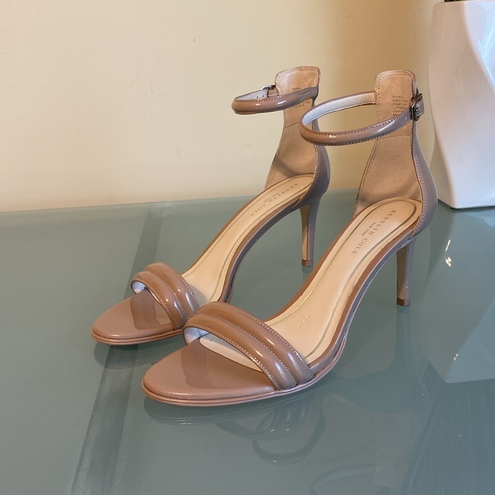 Kenneth Cole Heeled Sandals with Ankle Strap Size 9.5